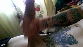 24 Year Old Strokes His Big Cock