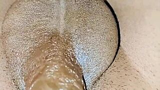 Rubbing Limp Little Clitty And Pissing