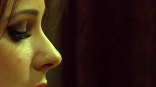 Horny Lesbian Madame Fingers Pussy Deeply While Kissing