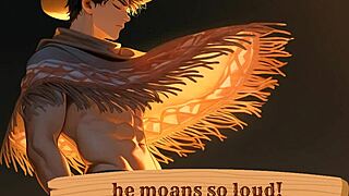 He Moans So Loudly During Solo Orgasm