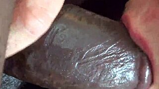 big juicy bbw milf gets cum on pussy from black cock