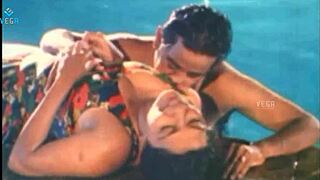 Unmarried Couple Enjoys Swim Pool Fun