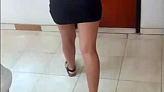 Latina Bounces Hard on Big Black Cock