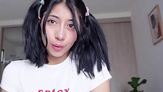 Juicy Vagina Filled with Rich Dildo After Husband Leaves Home