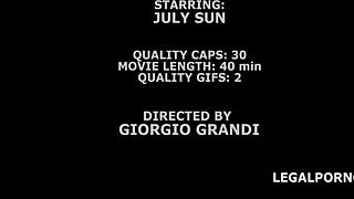 mike chapman and july sunn in intense interracial anal action, blackbuster style