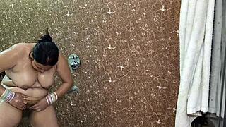 Desi girl performs deepthroat blowjob on big cock in homemade interview