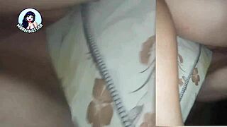 Fucking The Naughty Married Woman From Behind On The Bed's Edge!