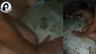 Fucking The Naughty Married Woman From Behind On The Bed's Edge!