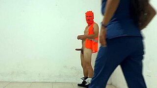 i'm the hot milf nurse at hospital folling the cleaning personal, sexy