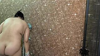 Desi girl performs deepthroat blowjob on big cock in homemade interview