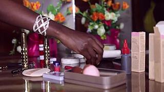 reality tv star gets her tight ass discovered by big-cocked journalist on set