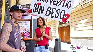 Sexy Mature Sandra Kisses And Fucks Random Men Outdoors Today