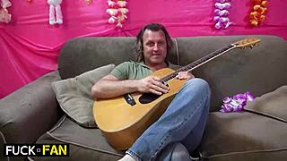 nikki sexx double cock worship... oops, i mean worshiping cocks