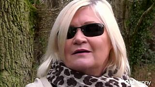 Surprising encounter: big tit milf licked by blonde lesbian