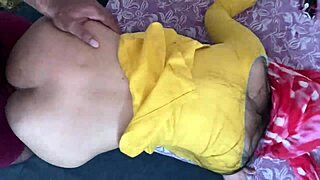 This desi villager bhabhi got fucked hard with hindi audio.