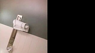 Ms Grape Lips Great Lips Demands Pussy Licking in Bathroom Climax!