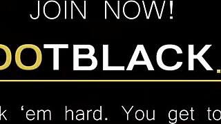 tattooed slut gags on directors cock then takes it doggystyle