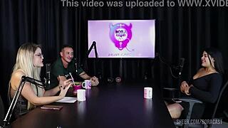 Compilados da Val Mineirinha no Bora Cast com Bruna Carlos Watch on Sheer Red