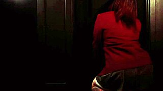 A student is sucking cock through the gloryhole in the classroom.