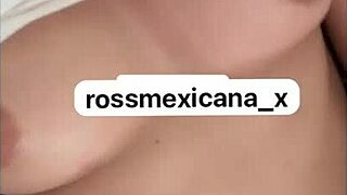 Redhead mexican enjoys her dildo session intensely