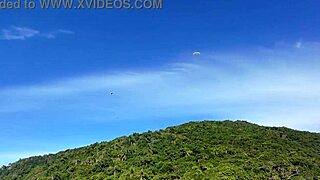 That Beach Walk Turns Voyeuristic with Big Tits Exposed