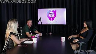 Compilados da Val Mineirinha no Bora Cast com Bruna Carlos Watch on Sheer Red