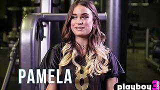 Amazing Workout With Beautiful Big Ass Babes And Hot Blonde Coach Sarati