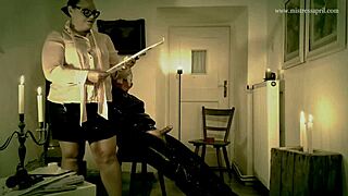 Mistress April Uses Restrained Slave!