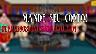 meu primo foi o primeiro a foder meu cuzinho