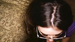 Stepsister discovers brother's pervy porn and confronts him intensely at home