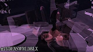 Kitty's slutty pussy gets filled by big black cock