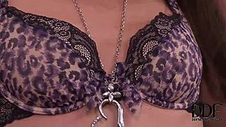 Hot Russian Babe Nataly Gold Shows Her Meaty Pussy In Doggy