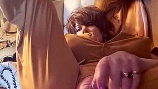 does this fine ass tranny take a big dildo in her ass