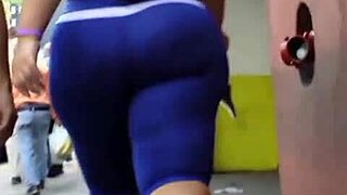 venezolana culona bbw hidden voyeur ass