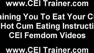 I hope you are hungry for a hot load of cum cei