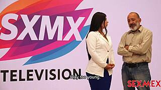 Sexmex weather presenter Elizabeth Marquez quickie blowjob and fuck 😏