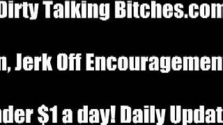 she says, 'jerk your dick to my big titties'