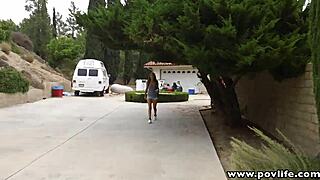 Povlife Sexy California Girl Fucked Hardcore in Doggystyle Quickie