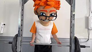 Sweaty squats and deep thrusts my personal training with gal ritchie on porndudecasting