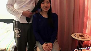 Petite Japanese Virgin Teen 18+ Pickup And Seduce To First Time Fuck By Old Guy In Uncensored Casting