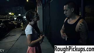 Extreme rough ass fucking in pickup scene