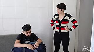 girlfriend kicked me out so i fucked her stepsister with blowjob deepthroat and pussy licking