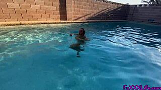 want to see pool side blowjob in 4k with thefoxxxlife pov big cock and assfucking