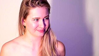 Big boobs get a sensual massage leaving pussy wet and ready