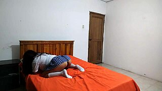 Cousin Is a Very Horny Student She Likes to Masturbate Her Pussy!