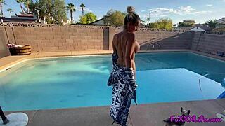 want to see pool side blowjob in 4k with thefoxxxlife pov big cock and assfucking