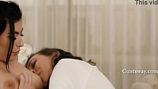 Sinn Sage and Gal Ritchie engage in rough lesbian domination and spanking