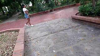 Two Friends Explore Public Park Adventures Today