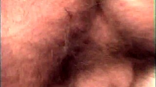 A straight cock penetrates the hairy pussy of this slutty milf