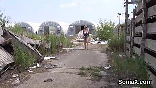 cheating british milf sonia flaunts huge balloons